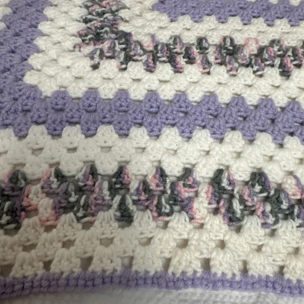granny square crochet baby blanket/ Lap Blanket